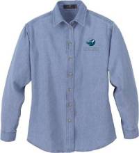 Ladies&rsquo; Denim Shirt - Faded Blue – CWF00496